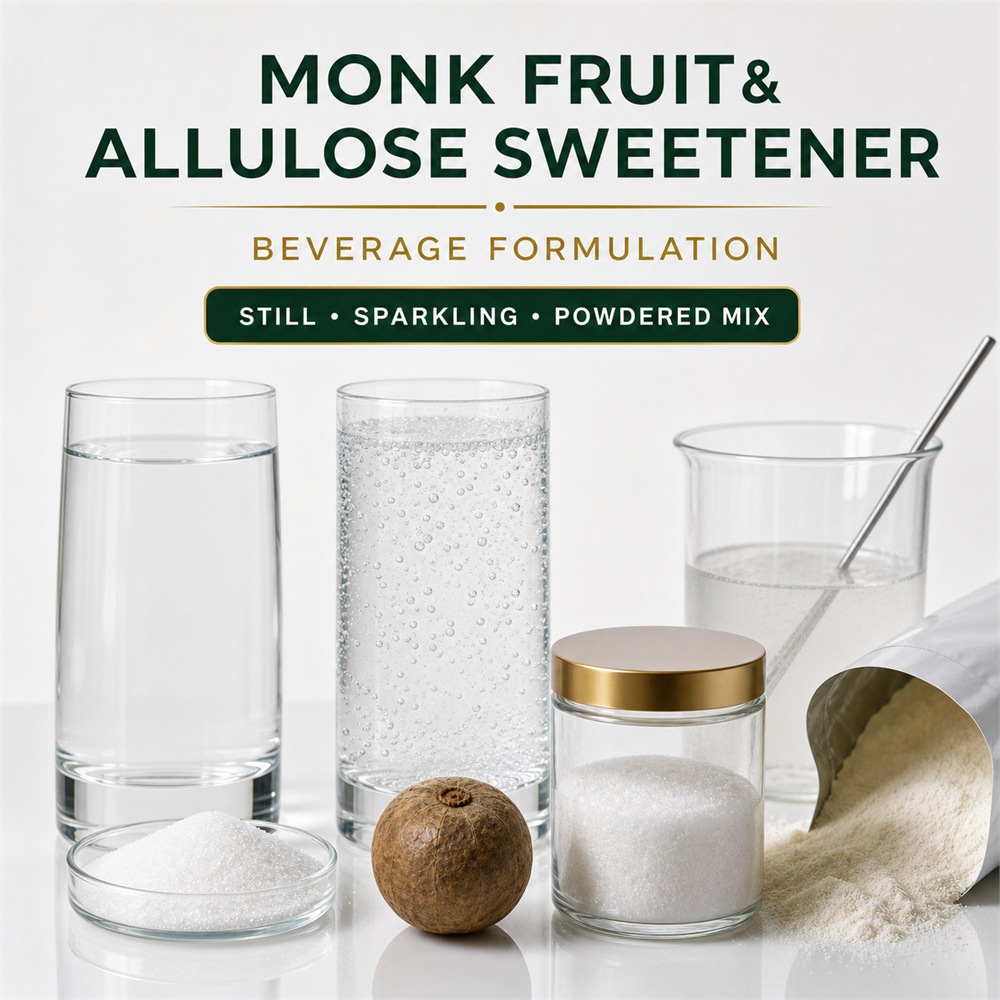 Monk Fruit Sweetener and Allulose Blend for Food Ingredient Sourcing product detail image 2