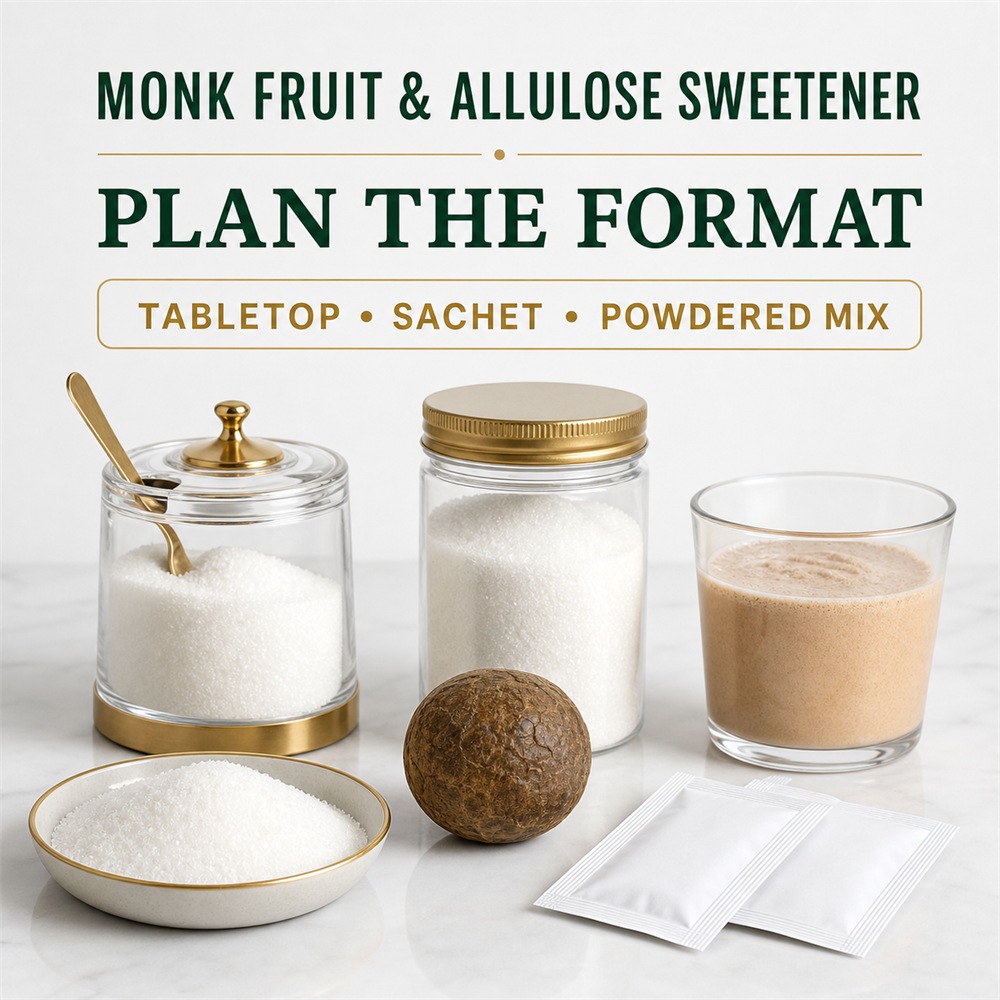 Monk Fruit Sweetener and Allulose Blend for Food Ingredient Sourcing product detail image 4