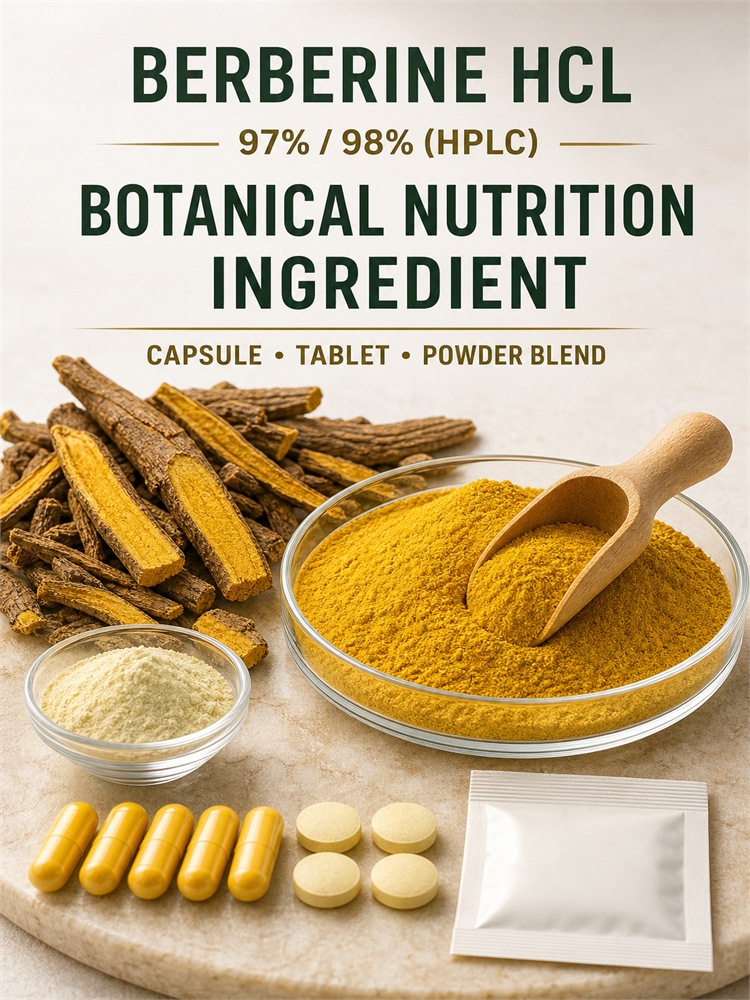 Berberine HCl Powder for Nutrition Ingredient Sourcing product detail image 7