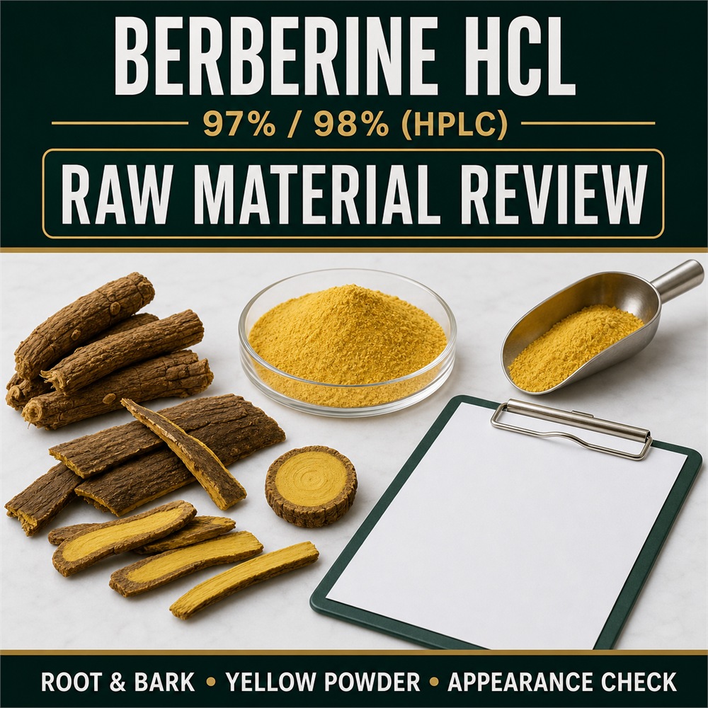 Berberine HCl Powder for Nutrition Ingredient Sourcing product detail image 3