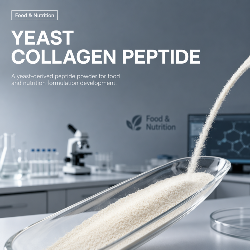 Yeast-Derived Vegan Collagen Peptide Powder for Peptide Ingredient Sourcing product main image