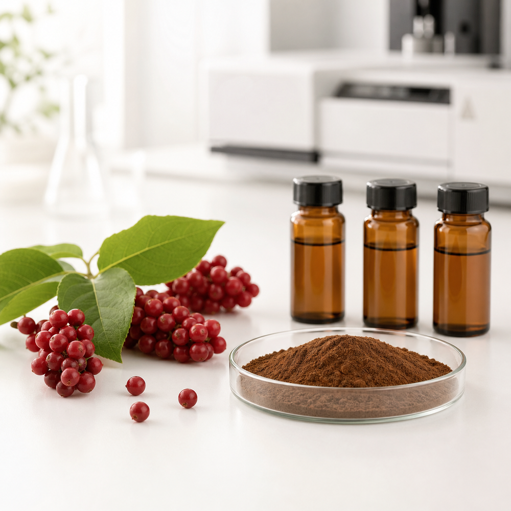 Schisandra Berry Extract sample review and specification discussion concept