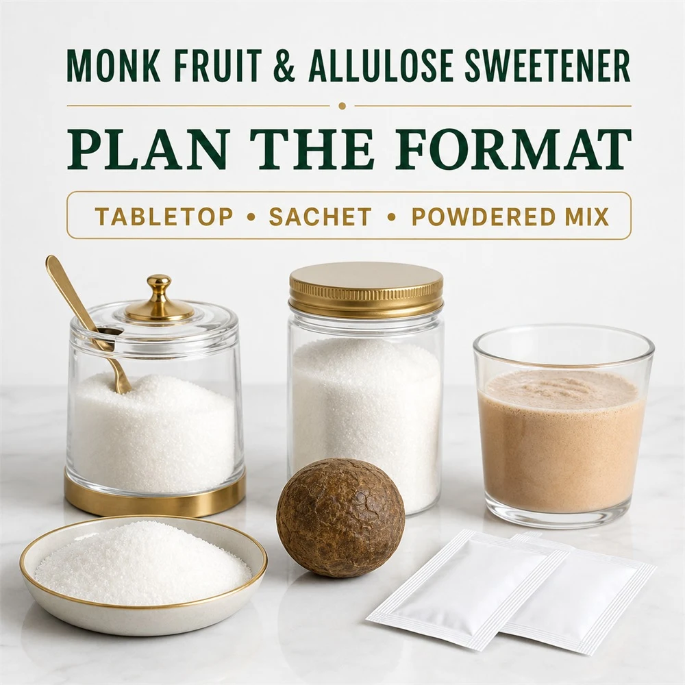 Monk Fruit Sweetener and Allulose Blend for Food Ingredient Sourcing product detail image 4