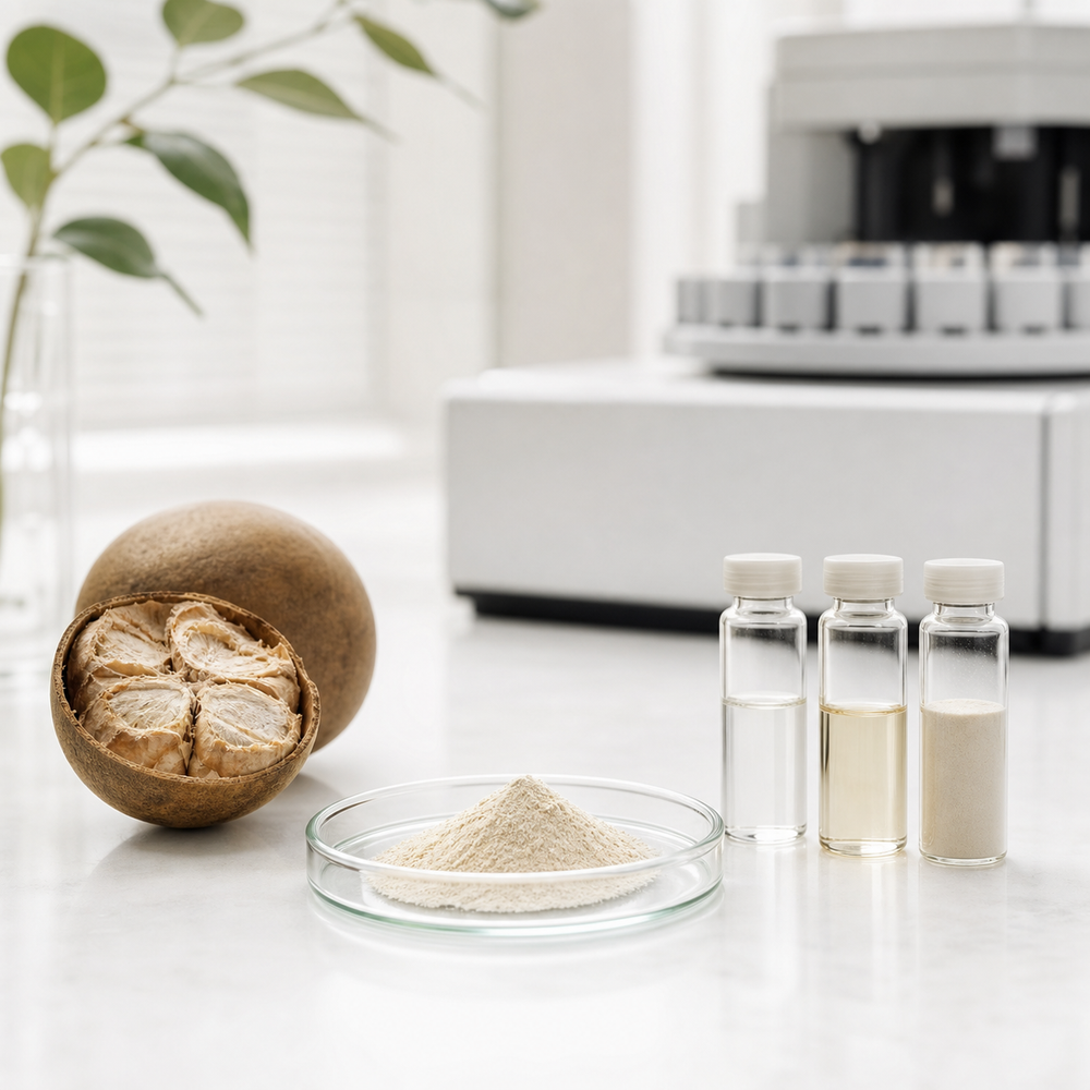 Mogroside V sample review and specification discussion concept