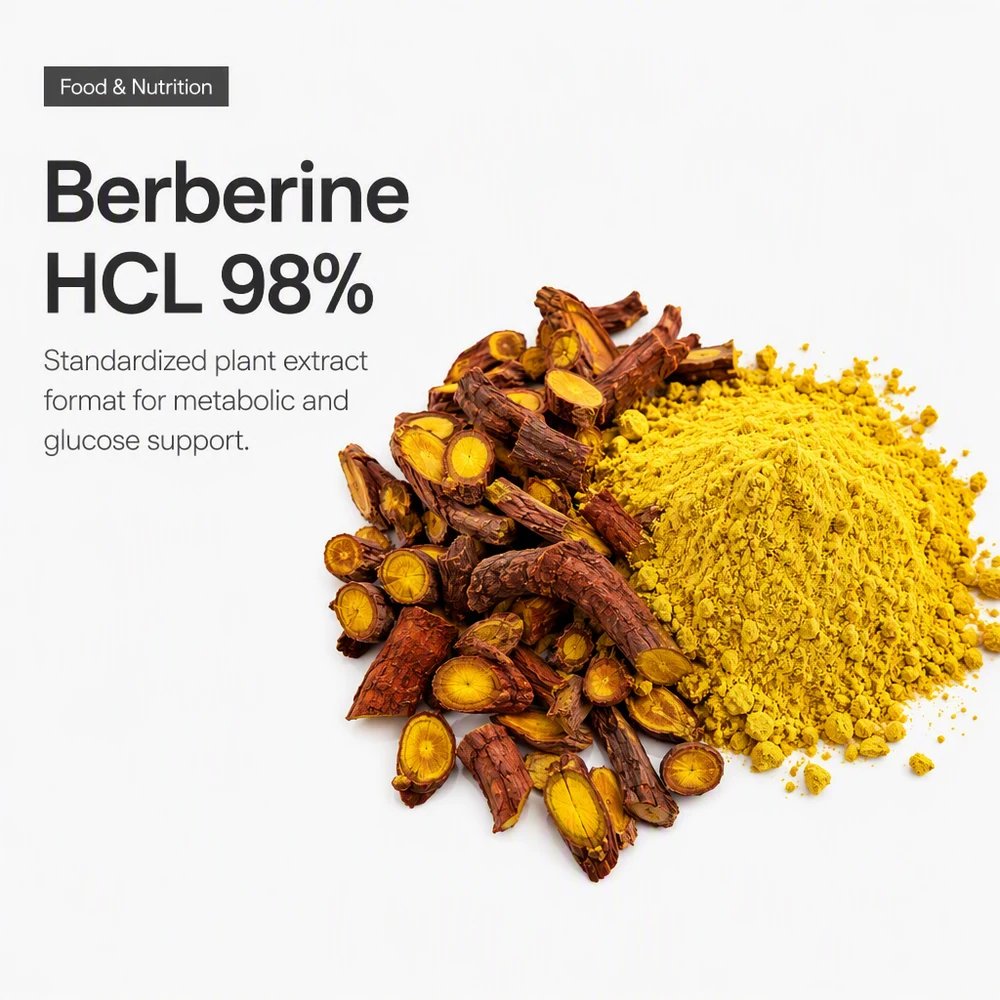 Berberine HCl 98% product sourcing presentation