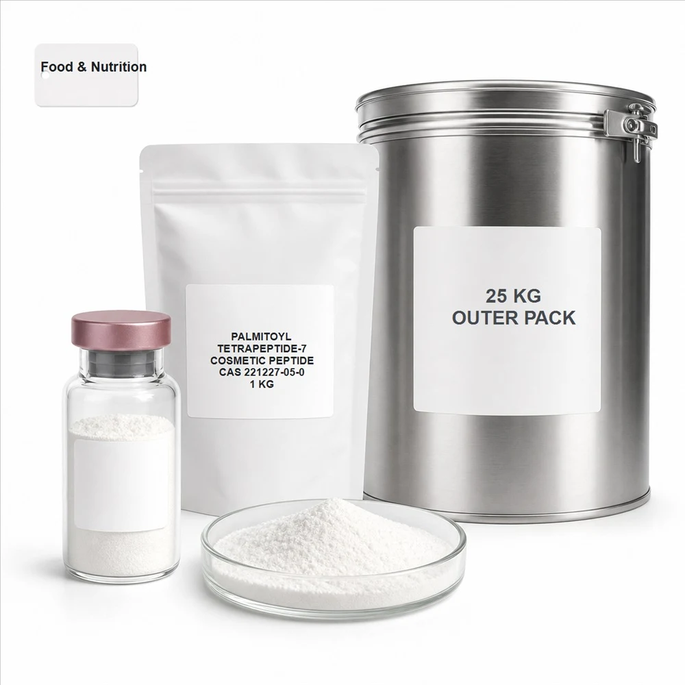 Palmitoyl Tetrapeptide-7 Powder for Cosmetic Ingredient Sourcing