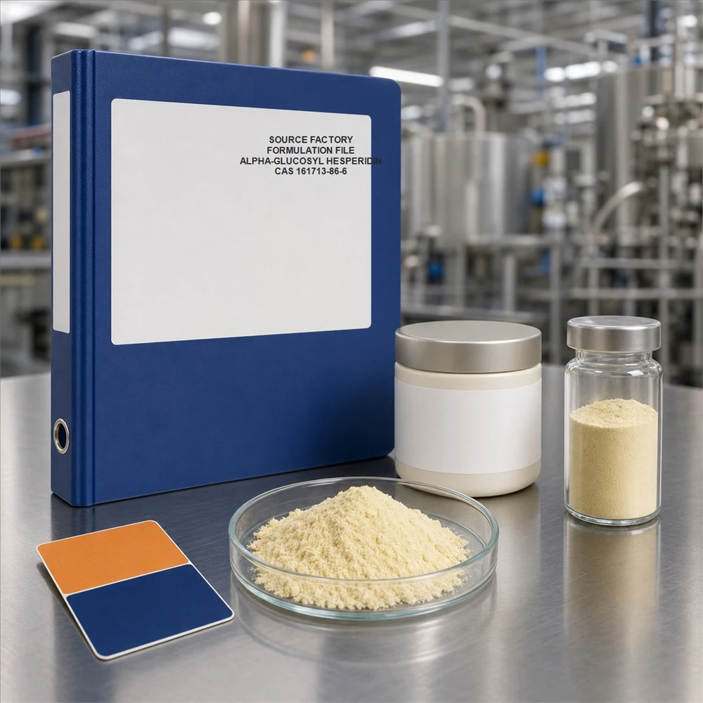 Alpha Glucosyl Hesperidin ingredient and specification presentation