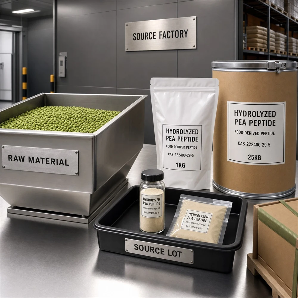 Hydrolyzed Pea Peptide ingredient and specification presentation