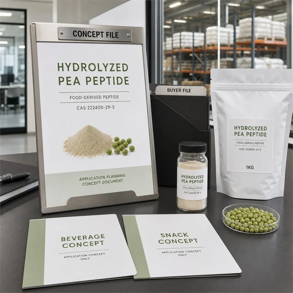 Hydrolyzed Pea Peptide product format presentation