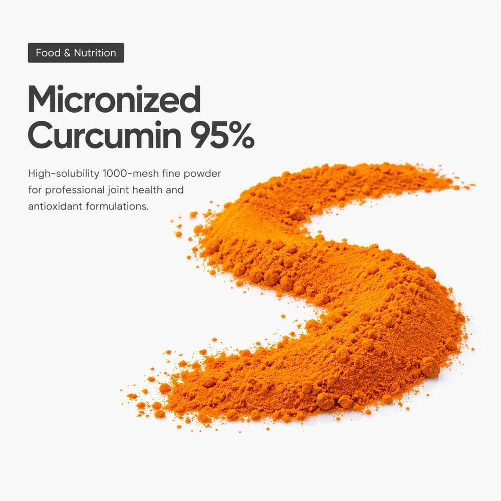 Micronized Curcumin 95% product sourcing presentation