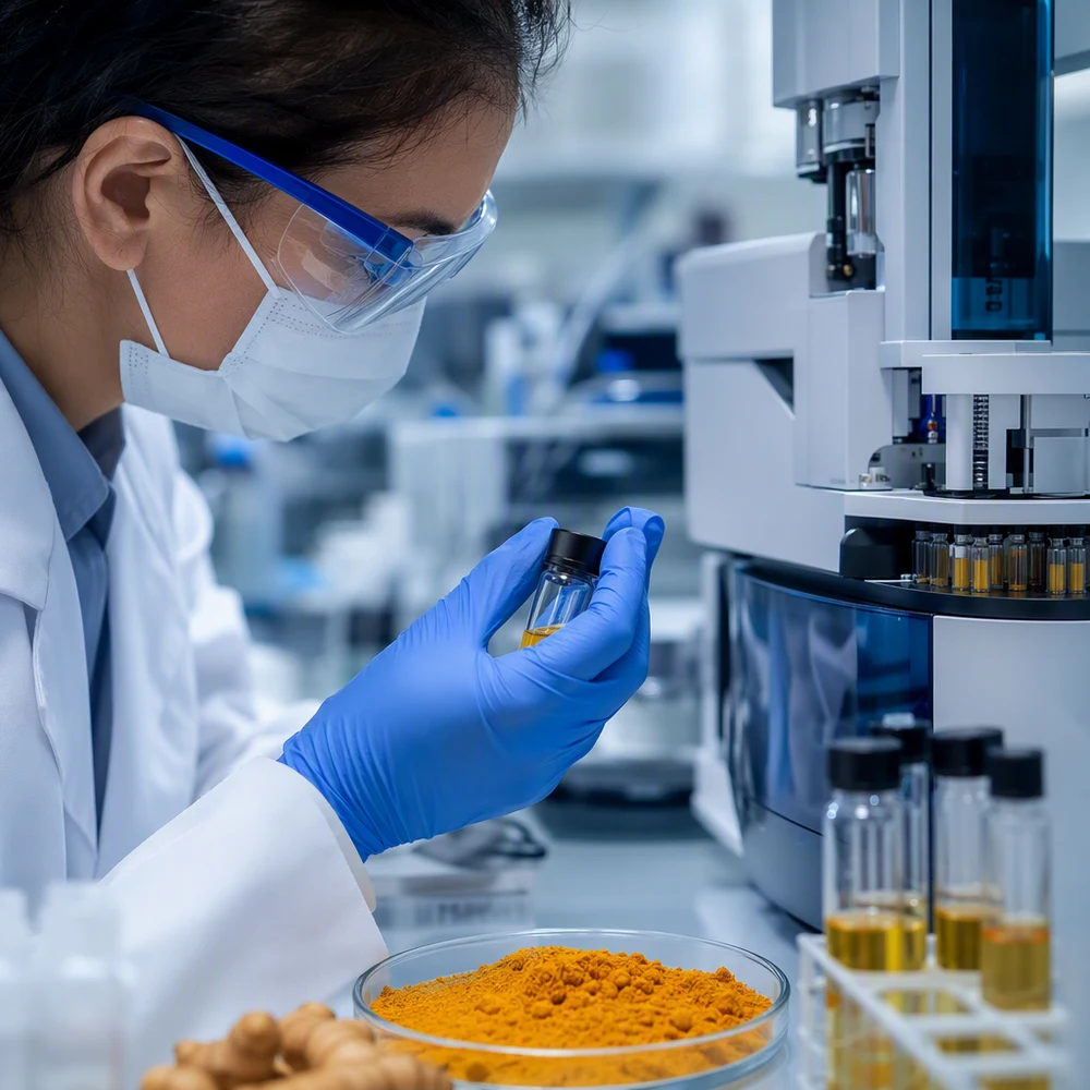 Micronized Curcumin 95% quality and documentation presentation