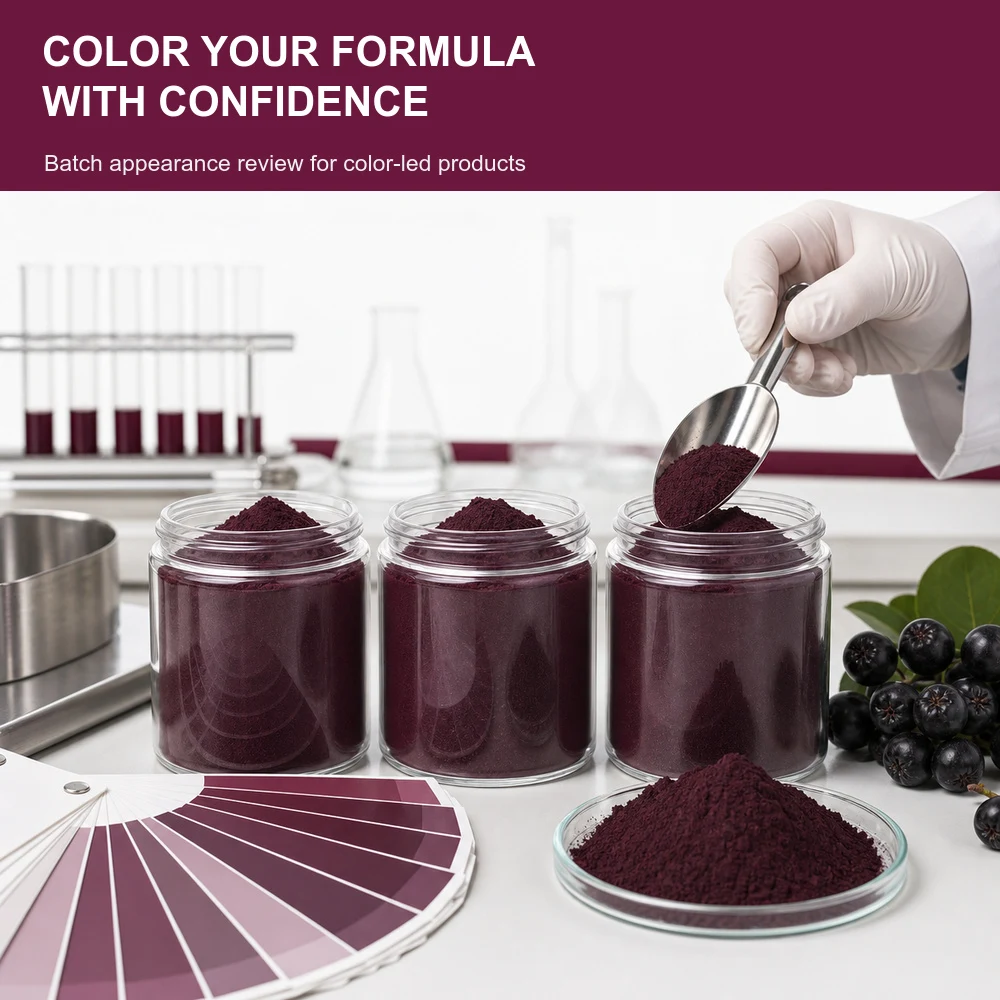 Aronia Berry Powder ingredient and specification presentation