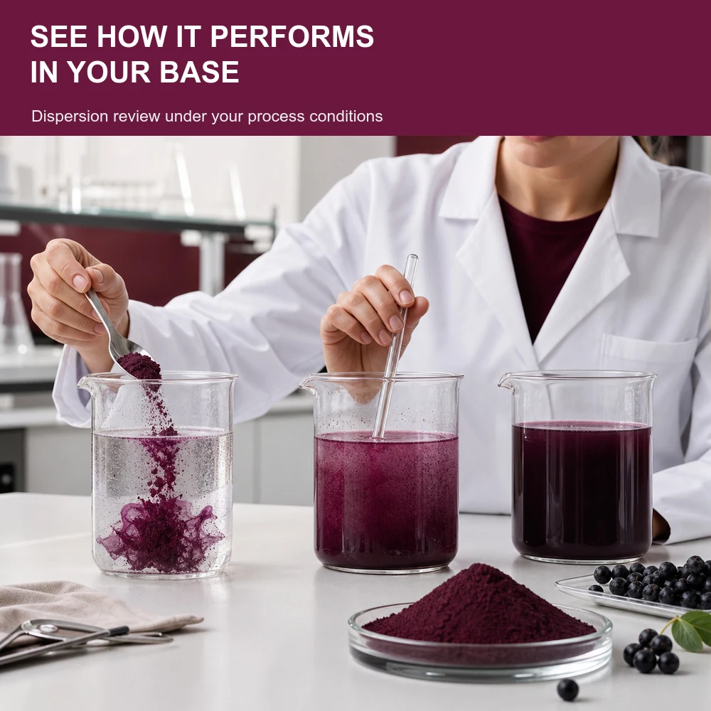Aronia Berry Powder packaging and supply presentation