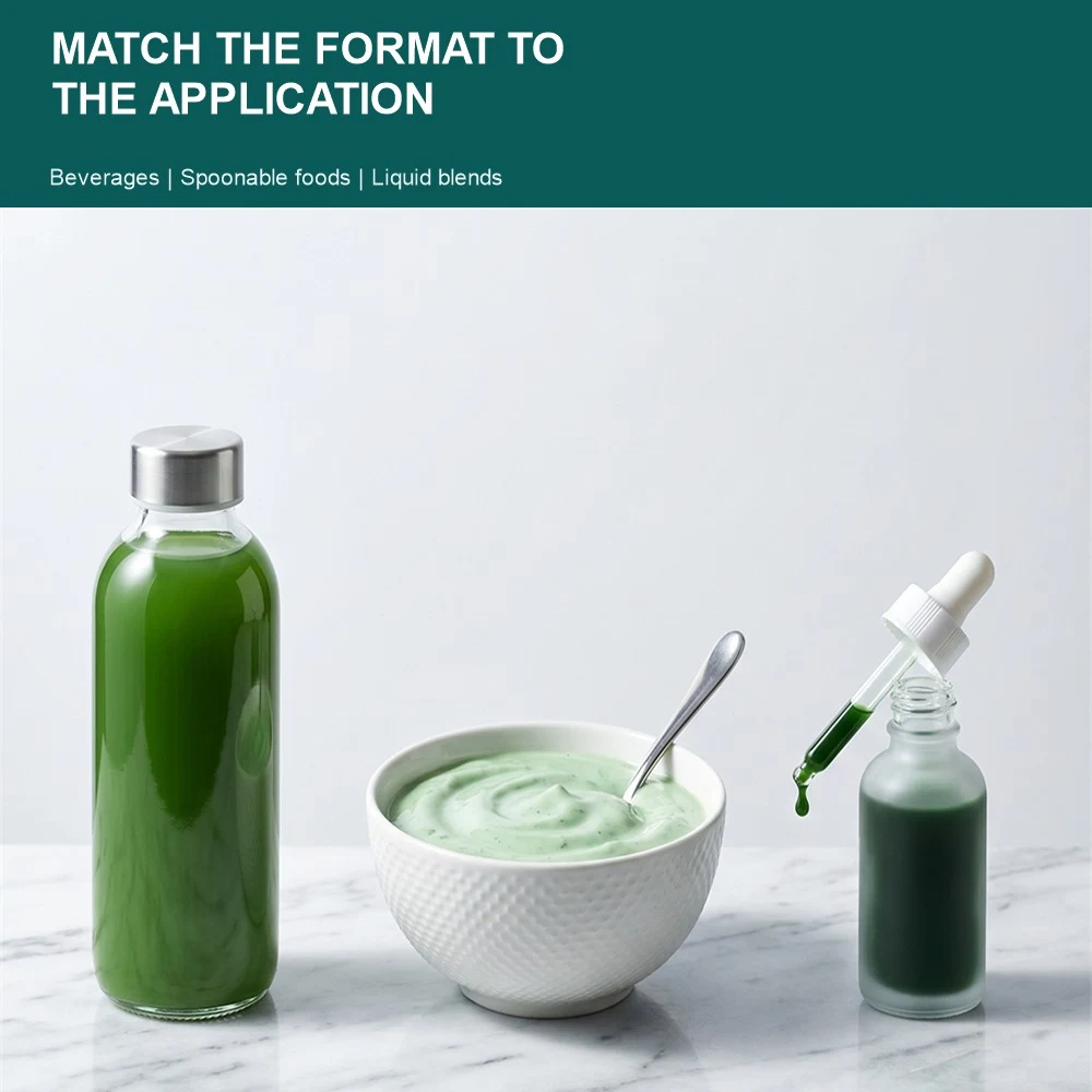 Spirulina Juice Ingredient quality and documentation presentation
