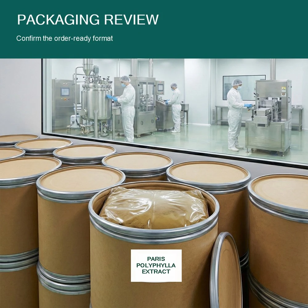 Paris Polyphylla Botanical Ingredient packaging and supply presentation