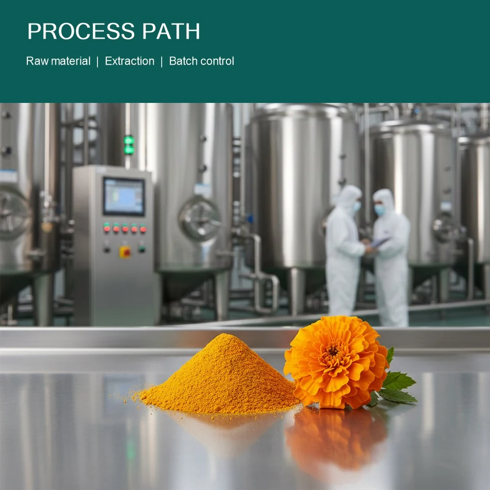 Marigold Extract ingredient and specification presentation