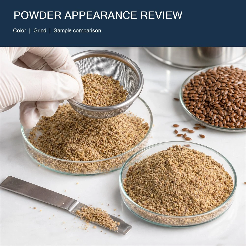 Flaxseed Powder product format presentation