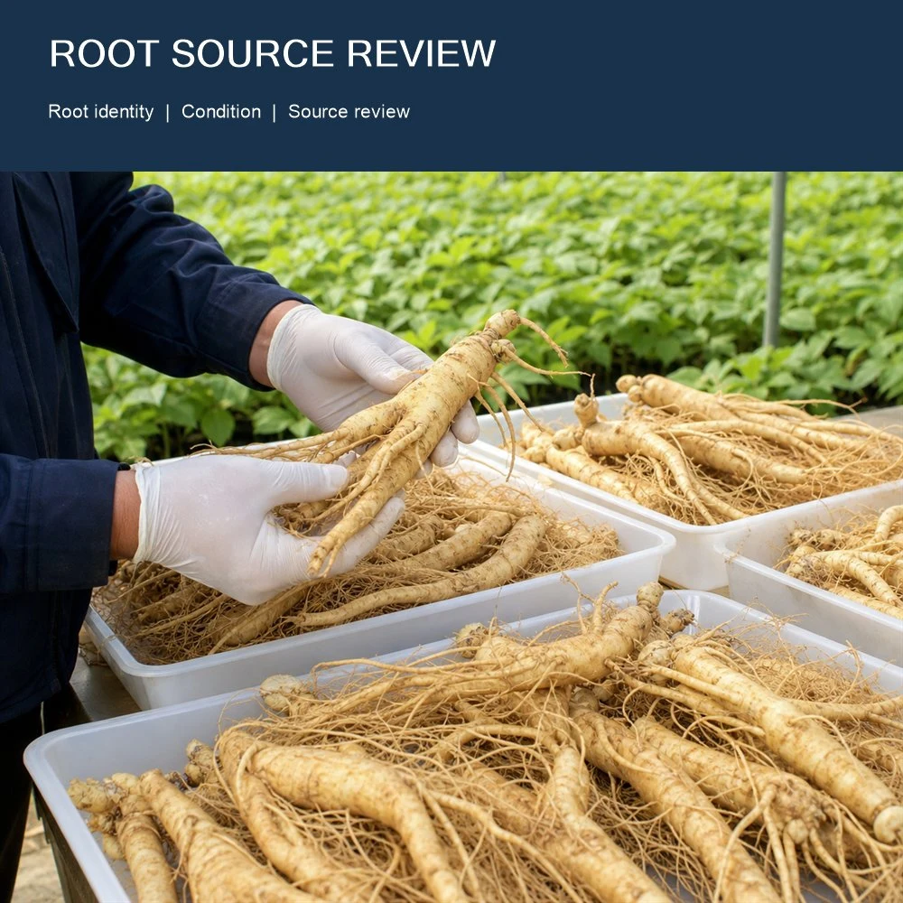 Panax Ginseng Root Extract ingredient and specification presentation