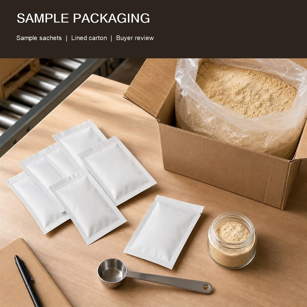 Ginseng Extract Project Option packaging and supply presentation