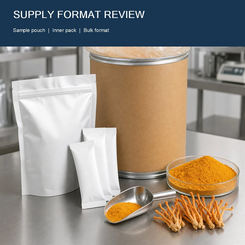 Cordyceps Mushroom Powder application and project presentation