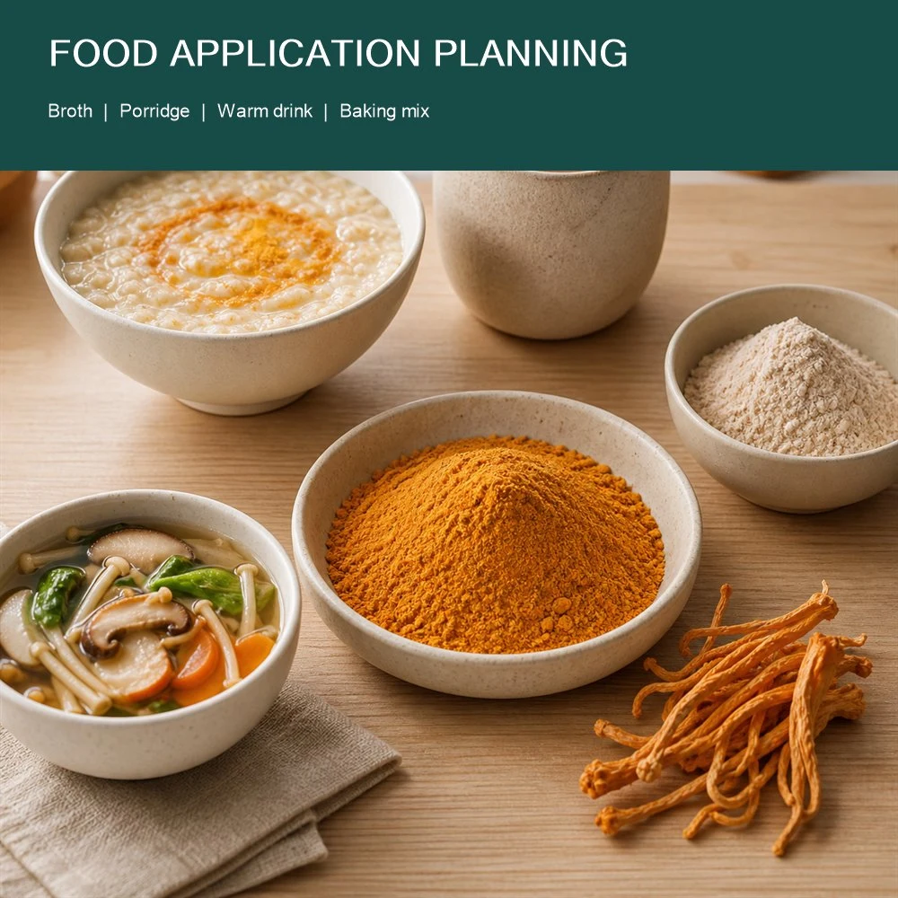 Cordyceps Powder Formulation Option quality and documentation presentation