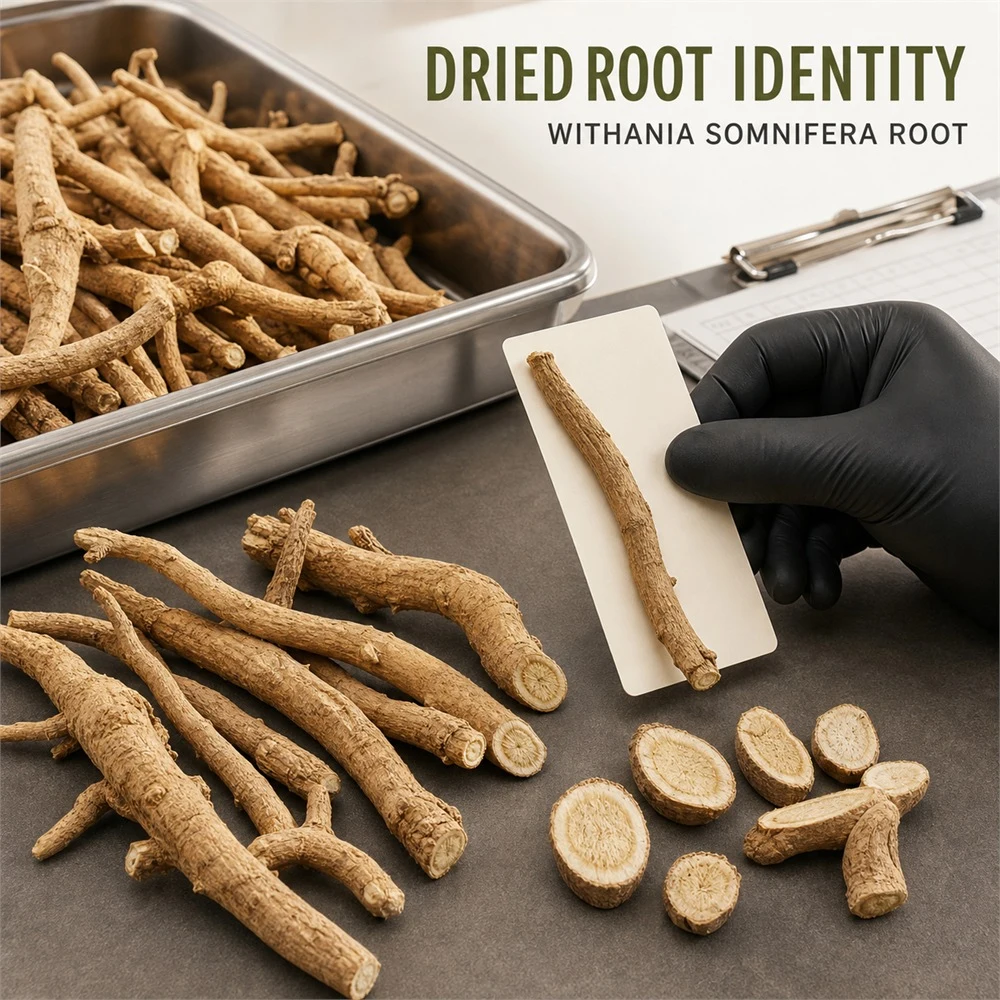Ashwagandha Root Powder ingredient and specification presentation