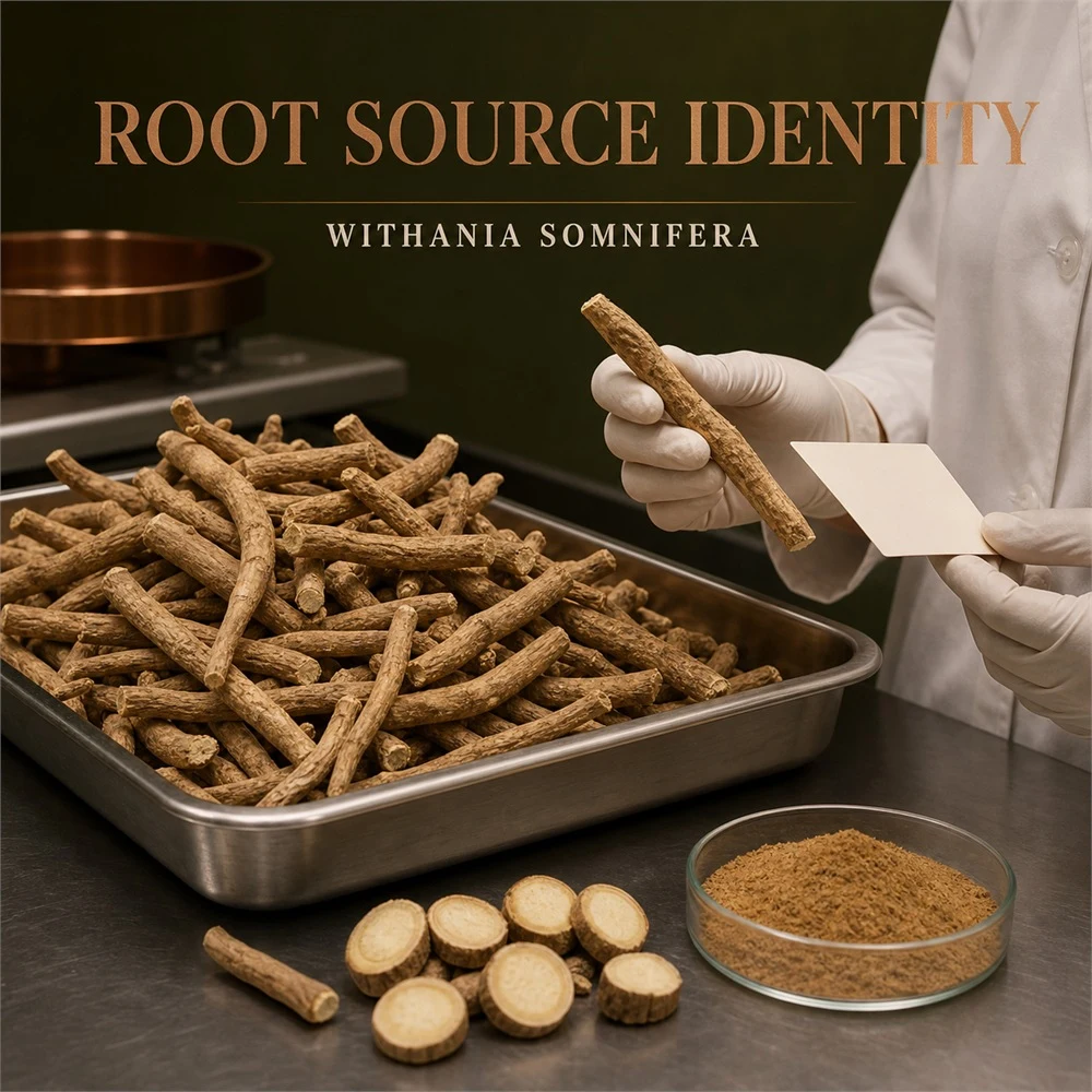 Ashwagandha Extract Project Option ingredient and specification presentation