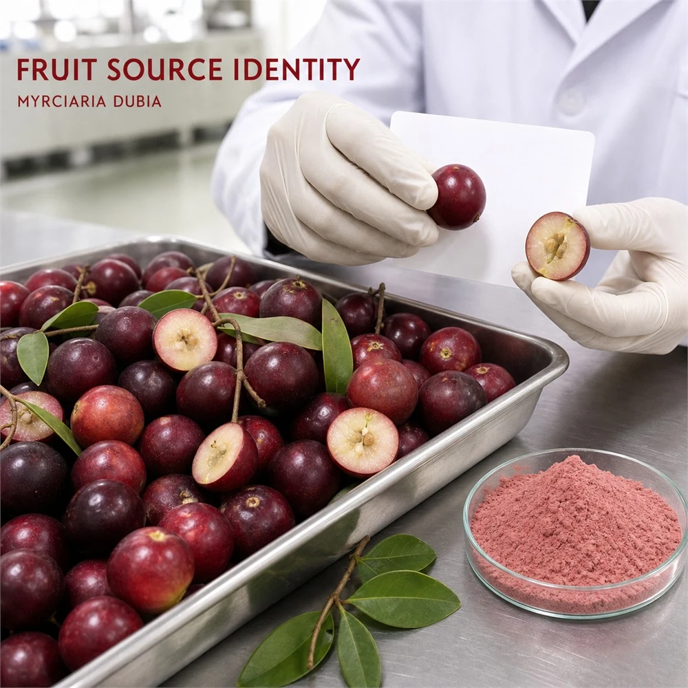 Camu Camu Fruit Powder ingredient and specification presentation