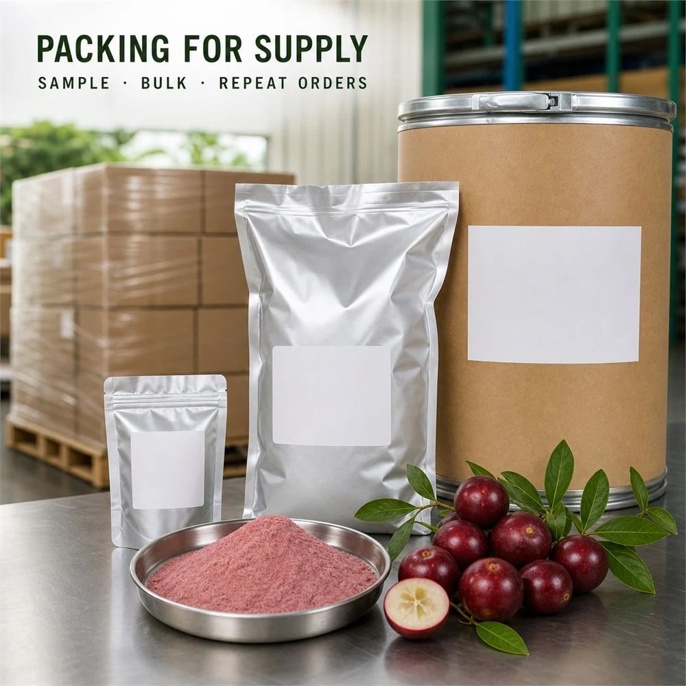 Camu Camu Fruit Powder application and project presentation