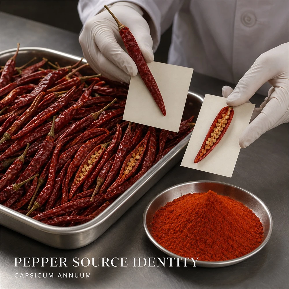 Cayenne Pepper Powder ingredient and specification presentation
