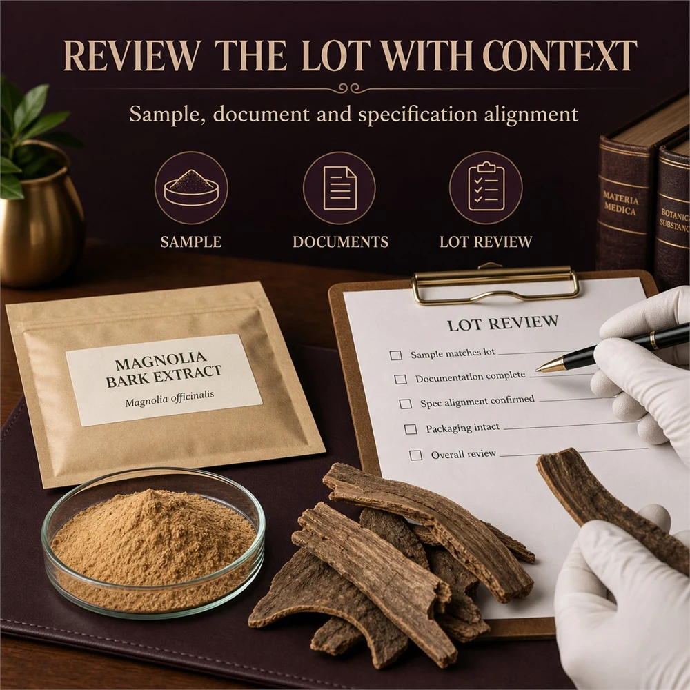 Magnolia Bark Extract quality and documentation presentation