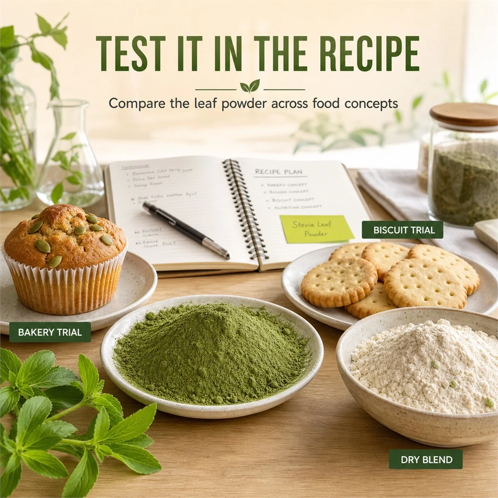 Stevia Leaf Powder quality and documentation presentation