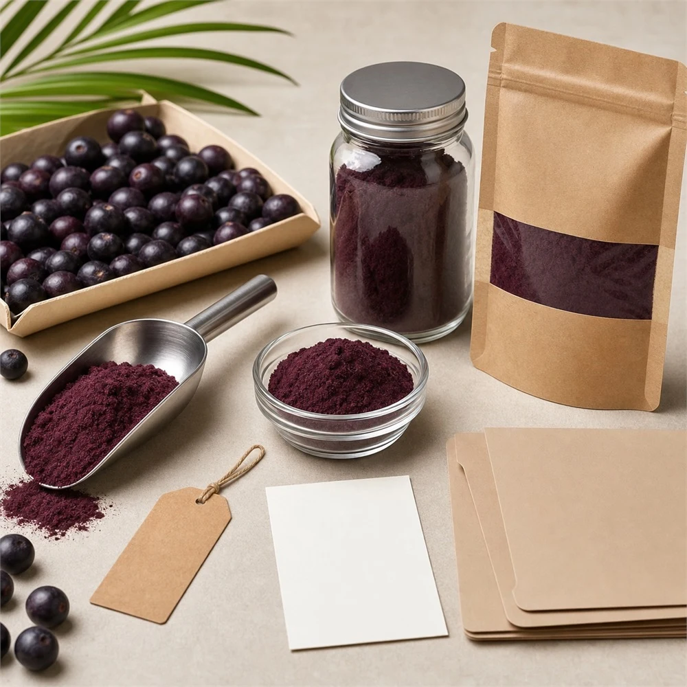 Acai Berry Powder ingredient and specification presentation