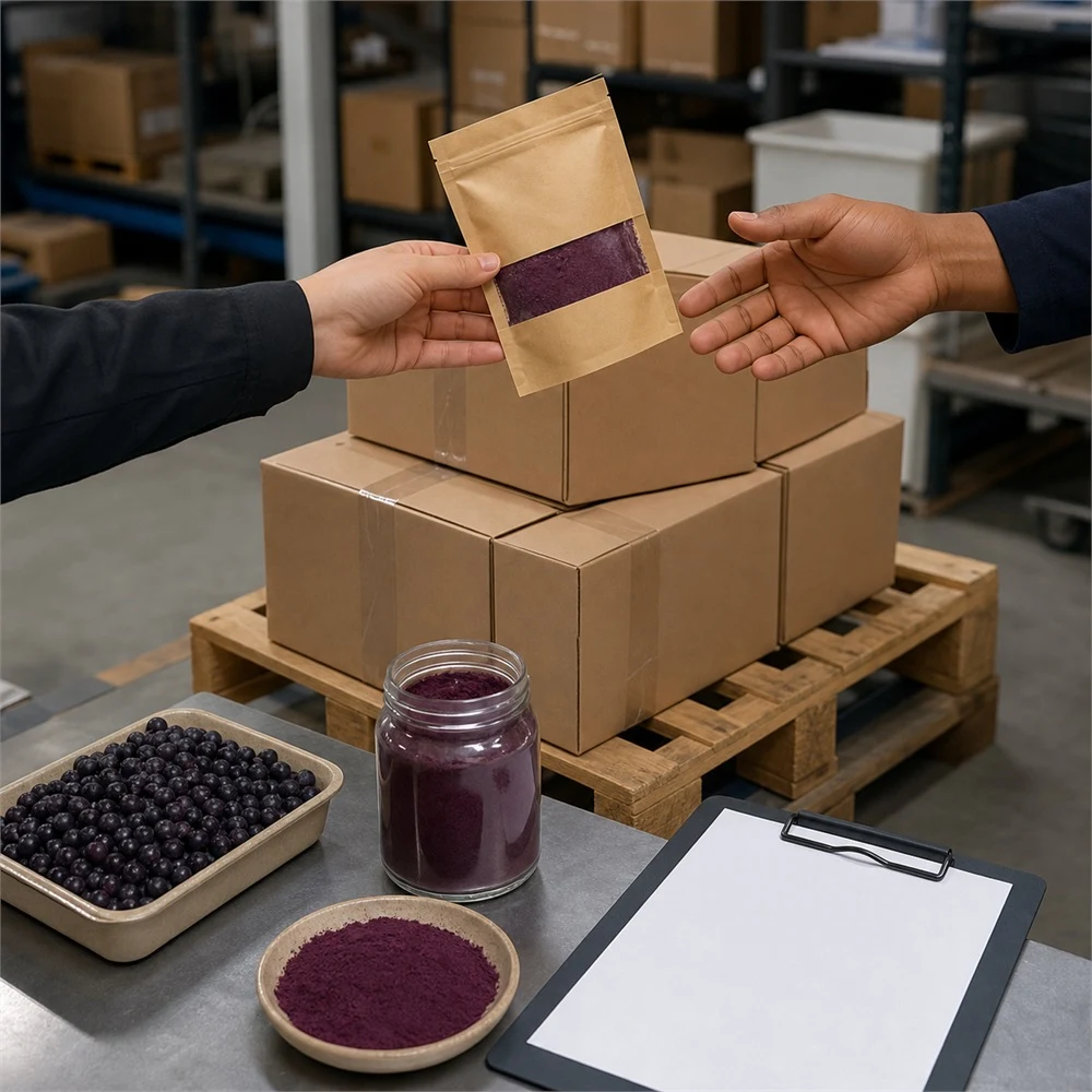 Acai Berry Powder quality and documentation presentation