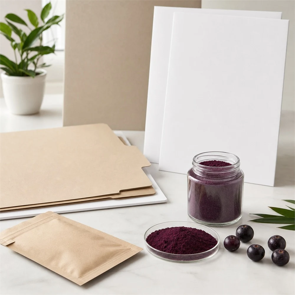 Acai Berry Powder application and project presentation