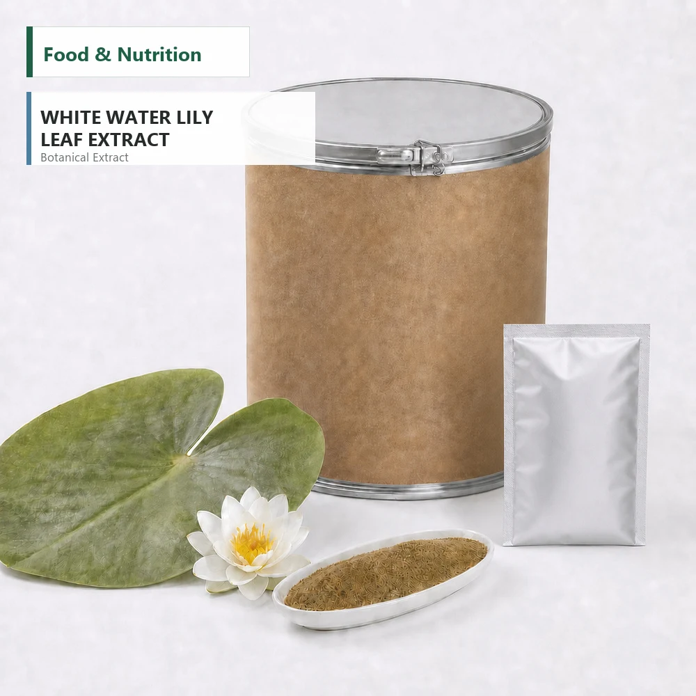 White Water Lily Leaf Extract product sourcing presentation