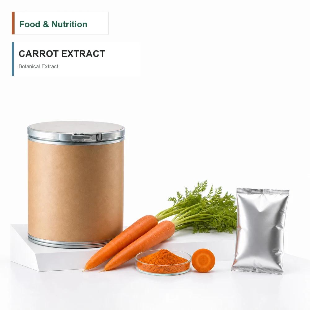 Carrot Extract product sourcing presentation