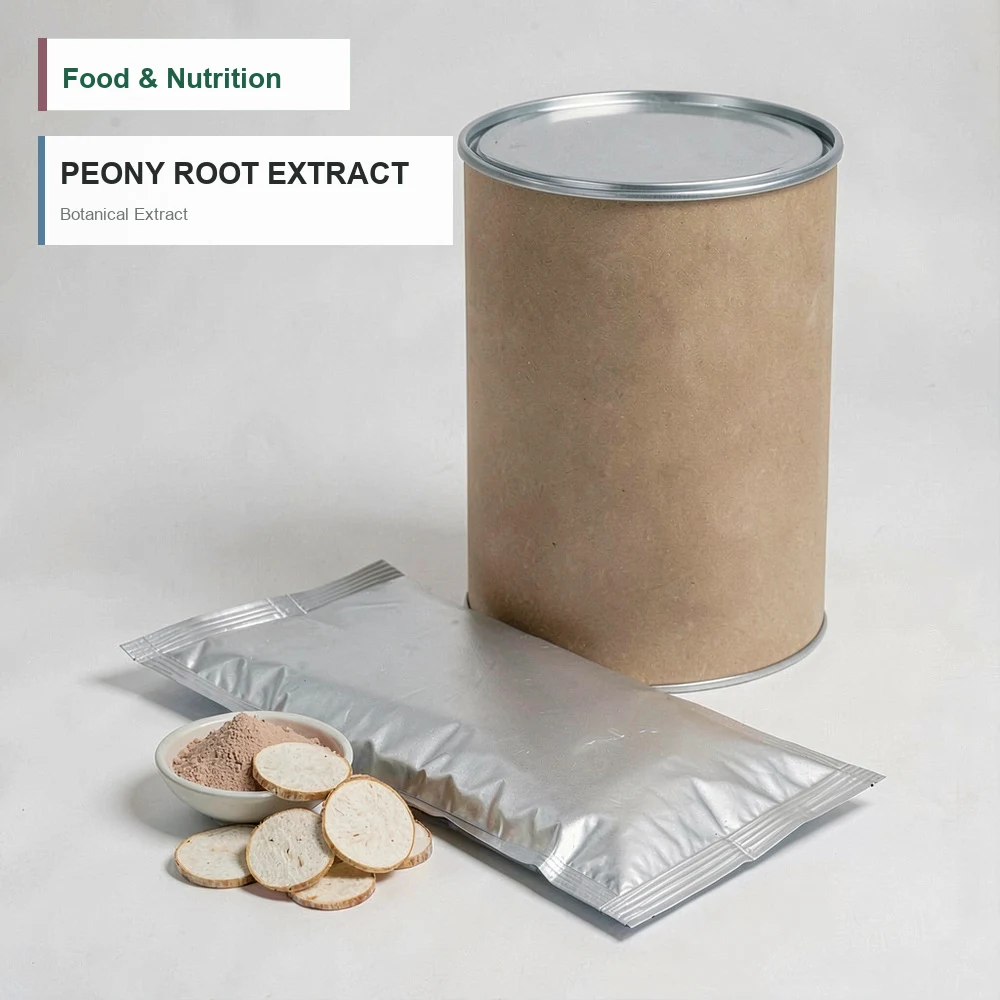 Peony Root Extract product sourcing presentation