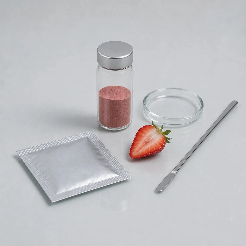 Strawberry Powder application and project presentation