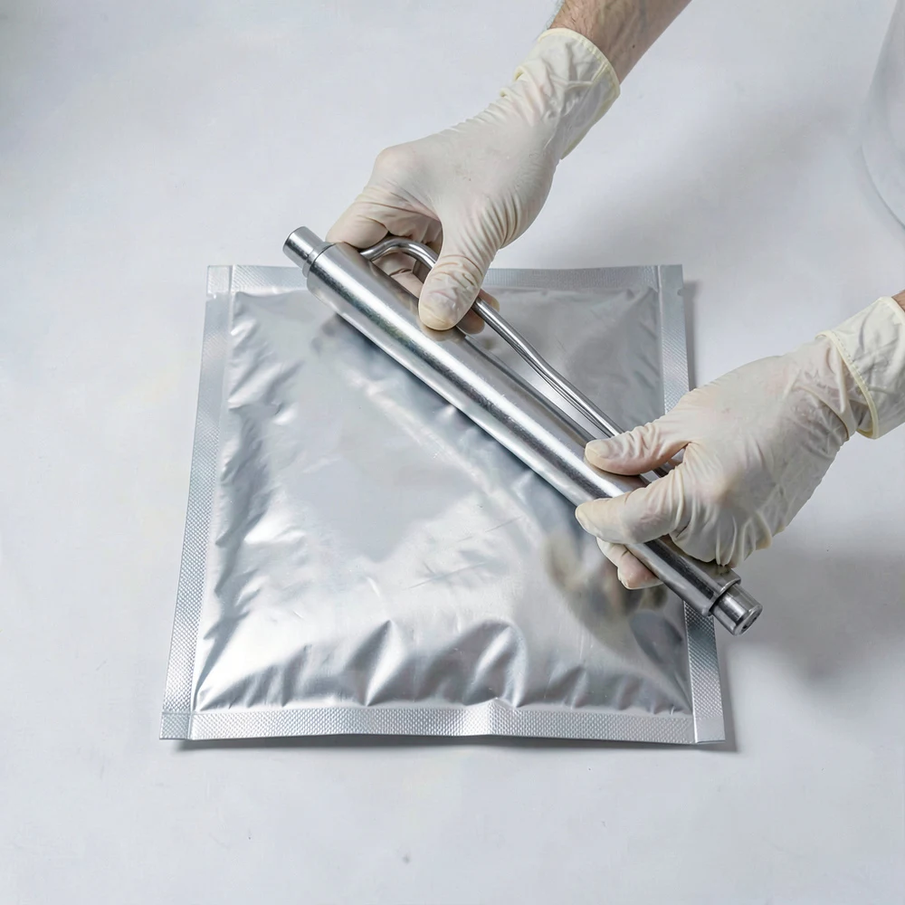 Spinach Powder packaging and supply presentation