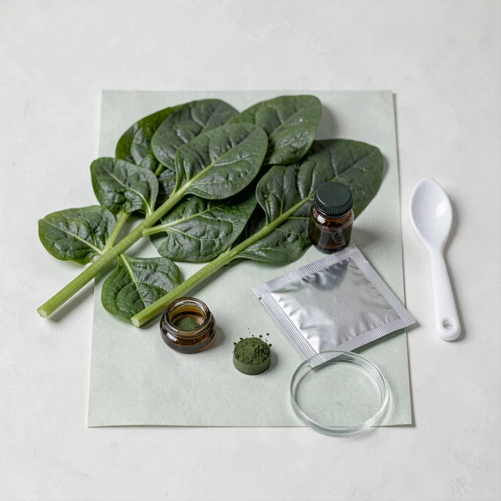 Spinach Powder application and project presentation