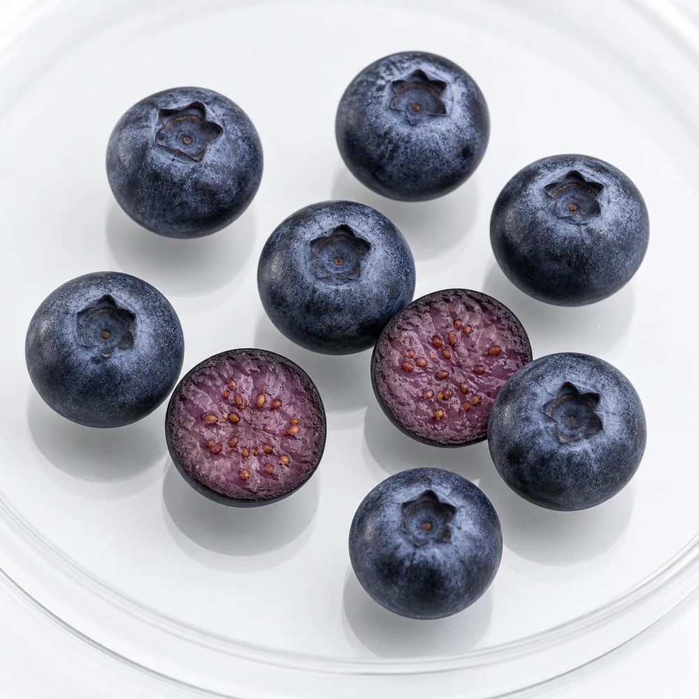 Blueberry Powder ingredient and specification presentation