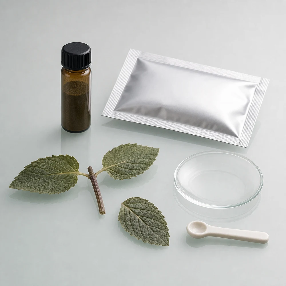 Peppermint Leaf Extract application and project presentation