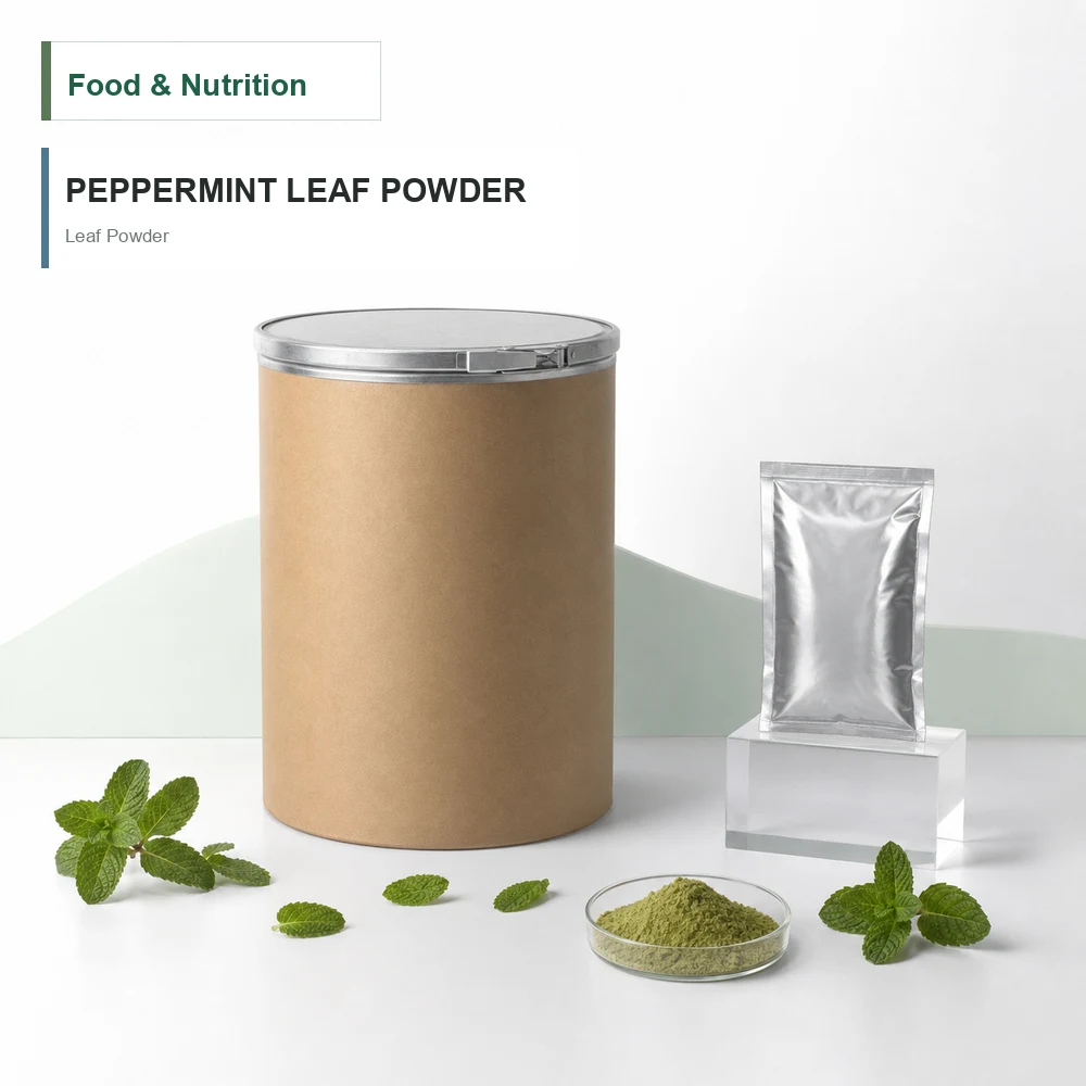 Peppermint Leaf Powder product sourcing presentation