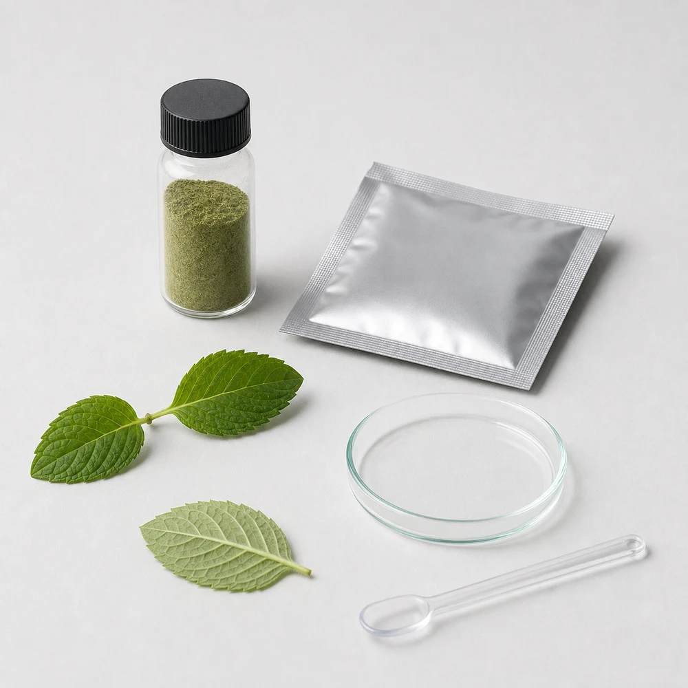 Peppermint Leaf Powder application and project presentation