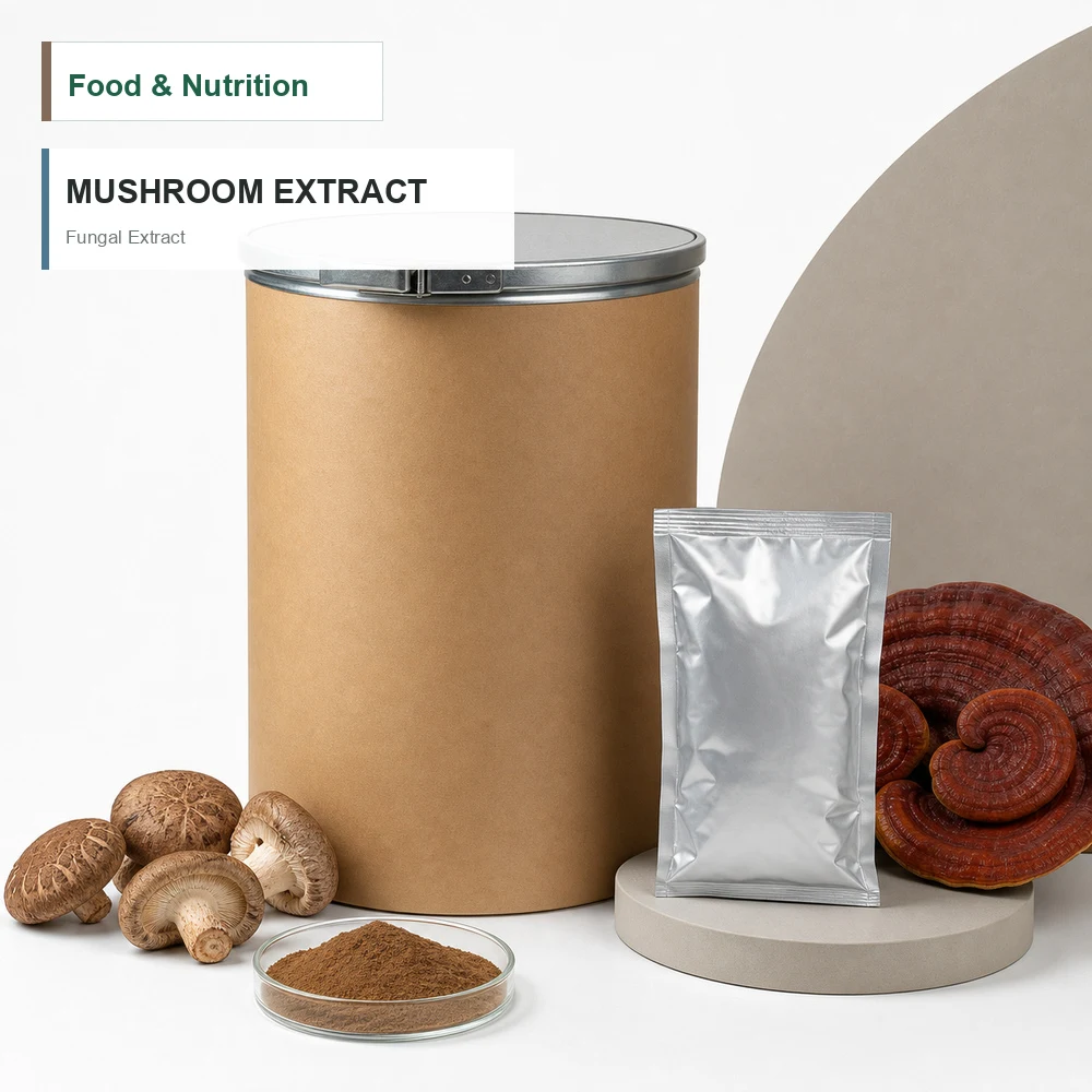 Mushroom Extract product sourcing presentation