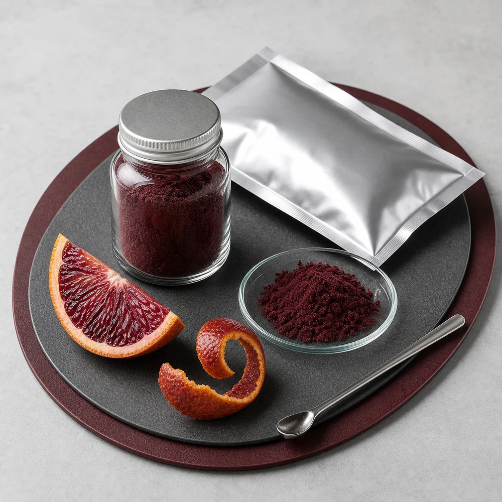 Blood Orange Fruit Extract application and project presentation