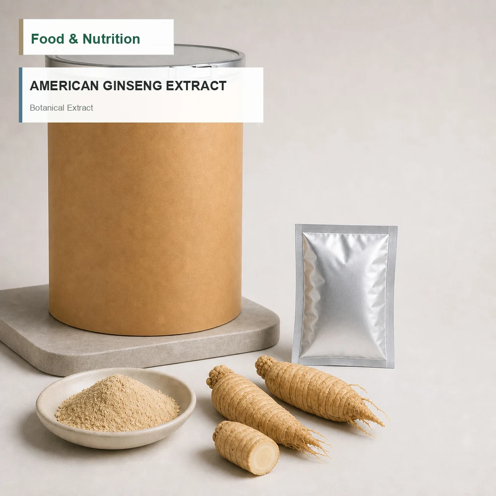 American Ginseng Extract product sourcing presentation
