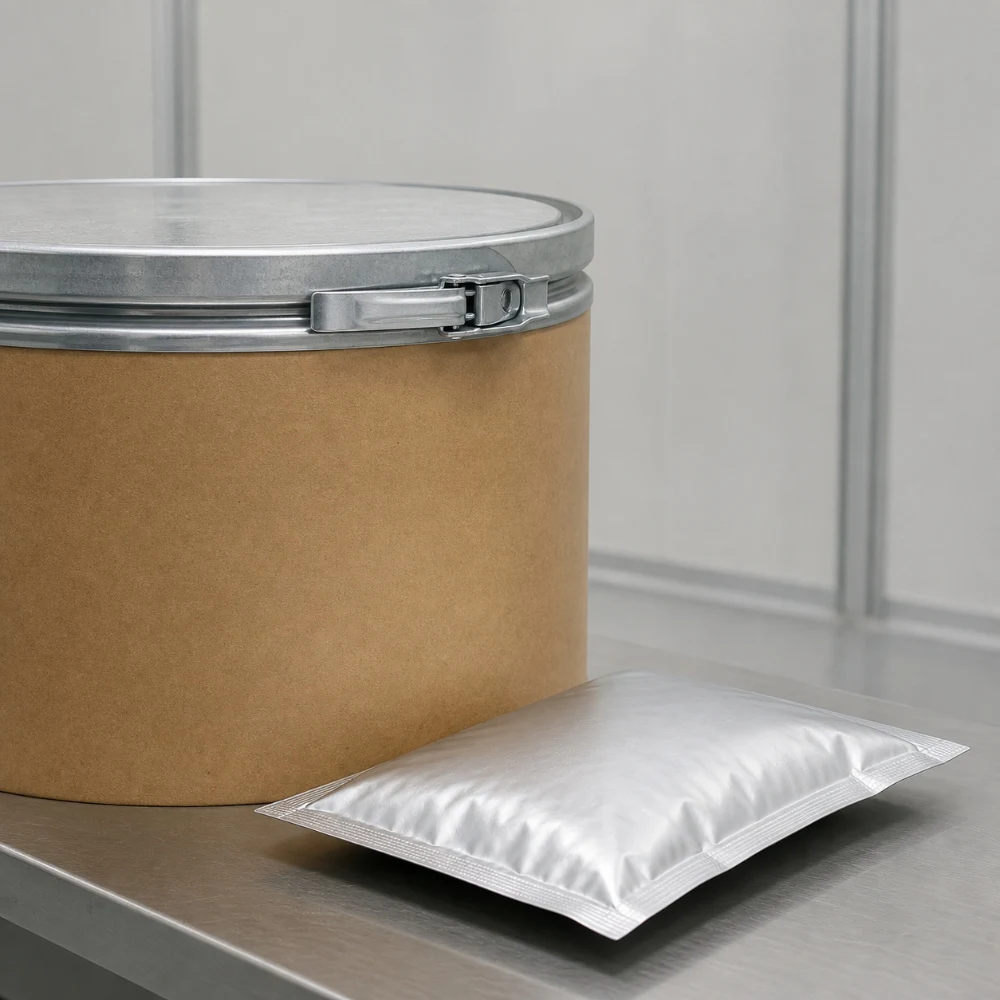 Organic Lion's Mane Mushroom Extract packaging and supply presentation