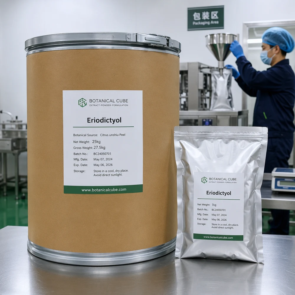 Eriodictyol packaging and supply presentation